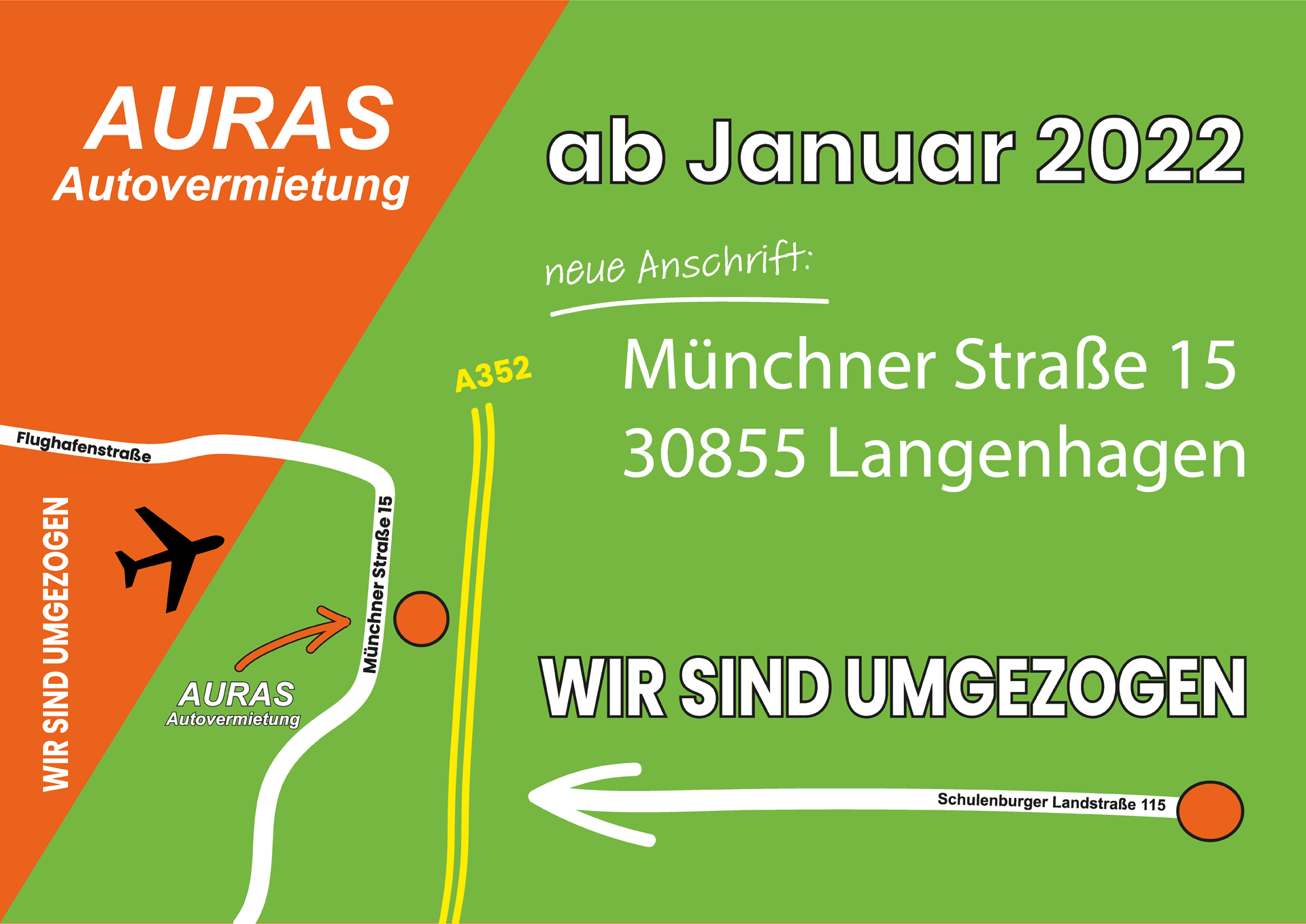 Auras Autovermietung GmbH - Umzug